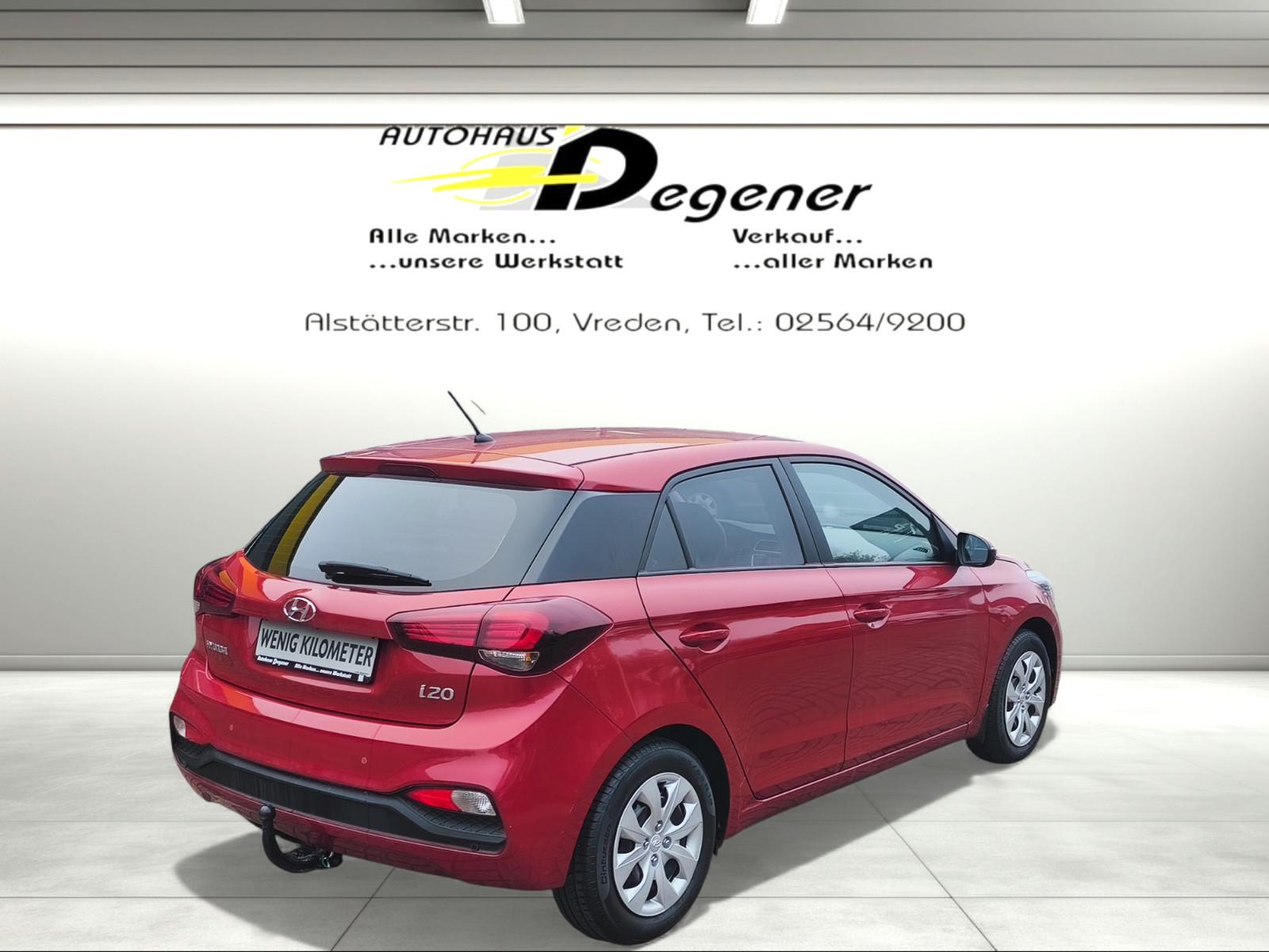 Hyundai i20 / AHK abn. 75 KG Stützl. / wenig KM