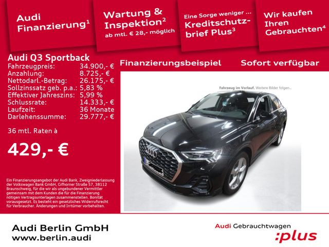 Audi Q3 Sportback 45 TFSI e S tr. PDC LED NAVI SONOS