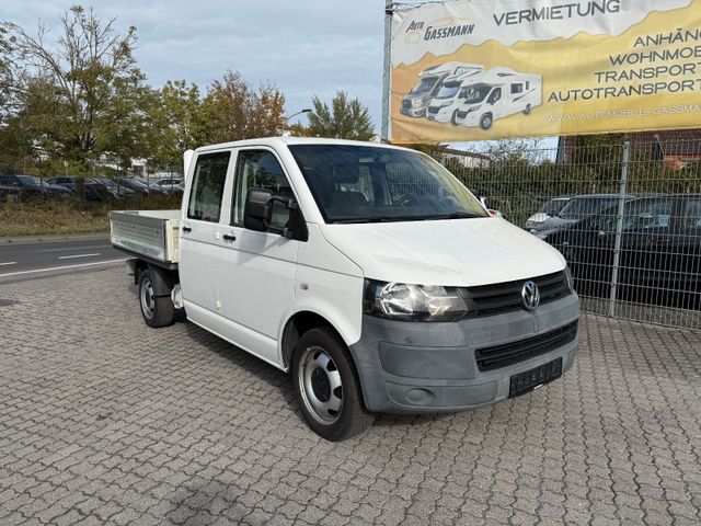 Volkswagen T5 2.0 TDI Pritsche DoKa Scheckheft AHK Tüv07.26