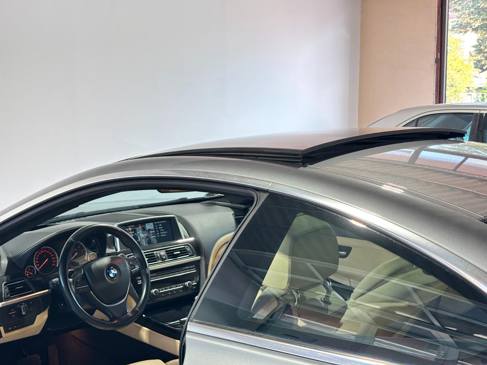BMW 650i F13 xDrive Coupé V8 408 ch • BMW Individual • Cuir beige • Head-up • Toit pano • 19"