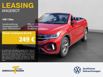 Volkswagen Leasingangebot: Volkswagen T-Roc Cabrio 1.5 TSI DSG R-LINE LM17 NAVI SITZH