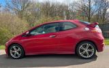 Honda Civic 2.2i-CTDi, Type S, Milano-Rot - Honda Civic aus 2008: Type R