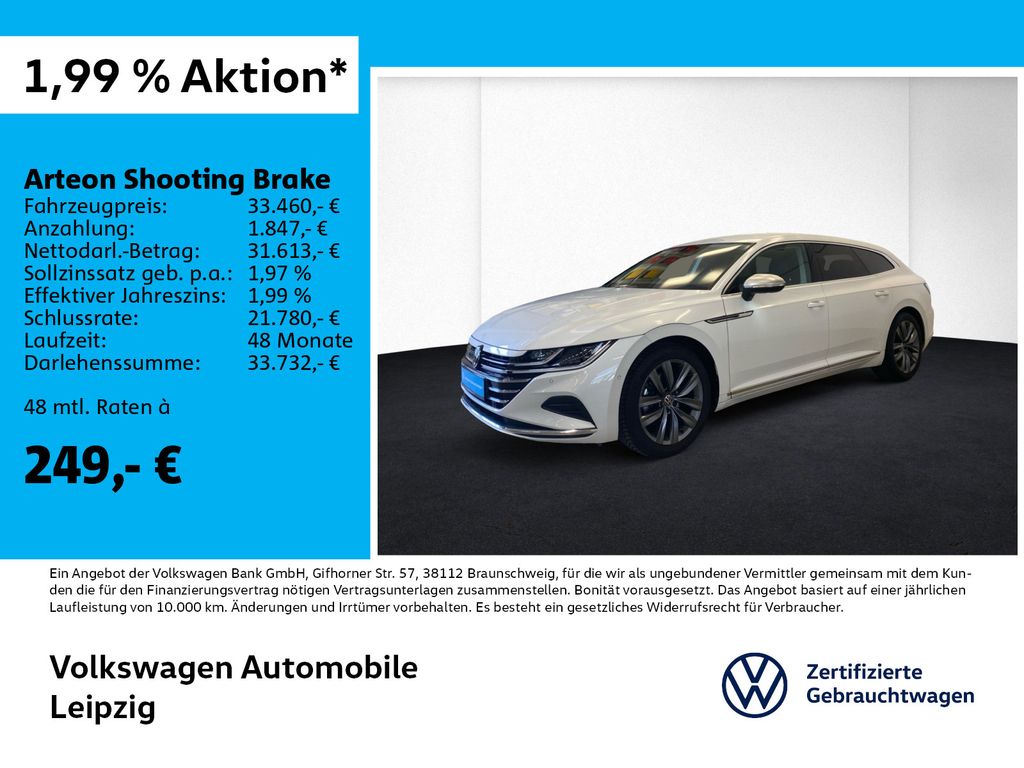 Volkswagen Arteon Shooting Brake 2.0 TSI Elegance*AHK*IQ*