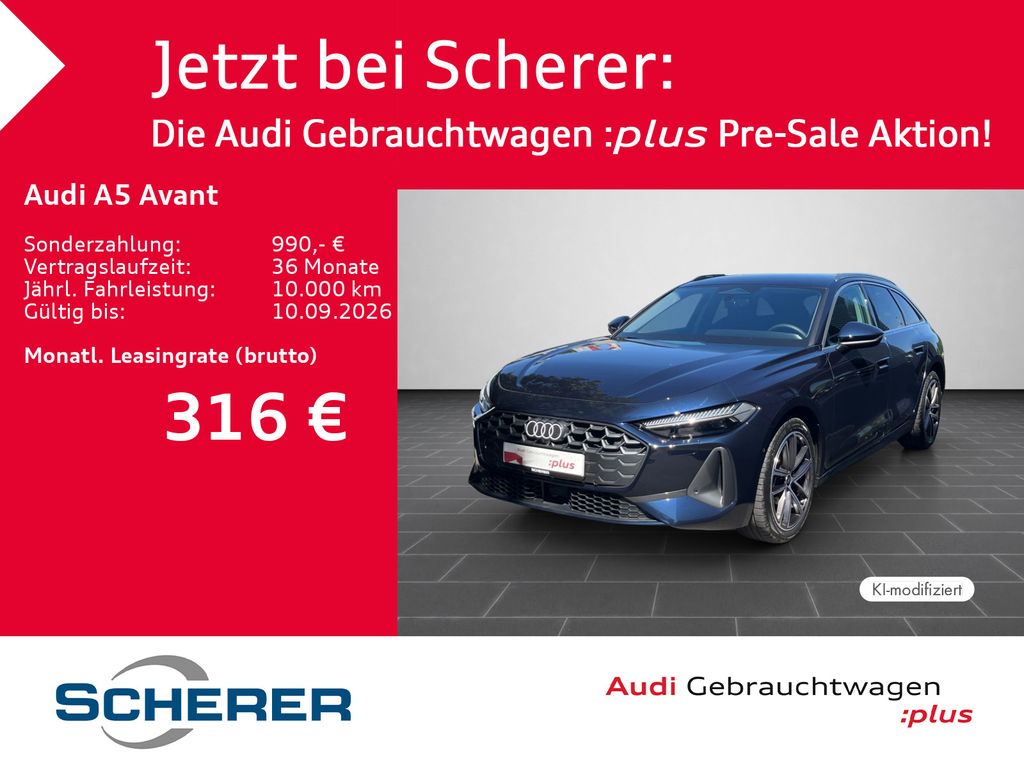Audi A5 Avant TDI S tronic MMI+ MATRIX AHK STANDHEIZU