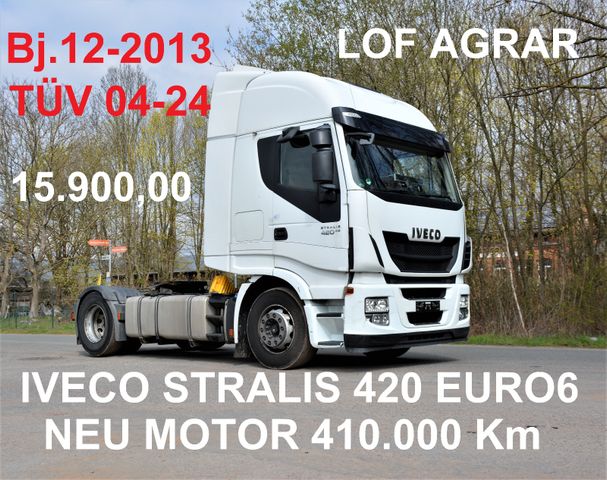 Iveco STRALIS 420 E6 NEU MOTOR 347.552 Km AGRAR LOF