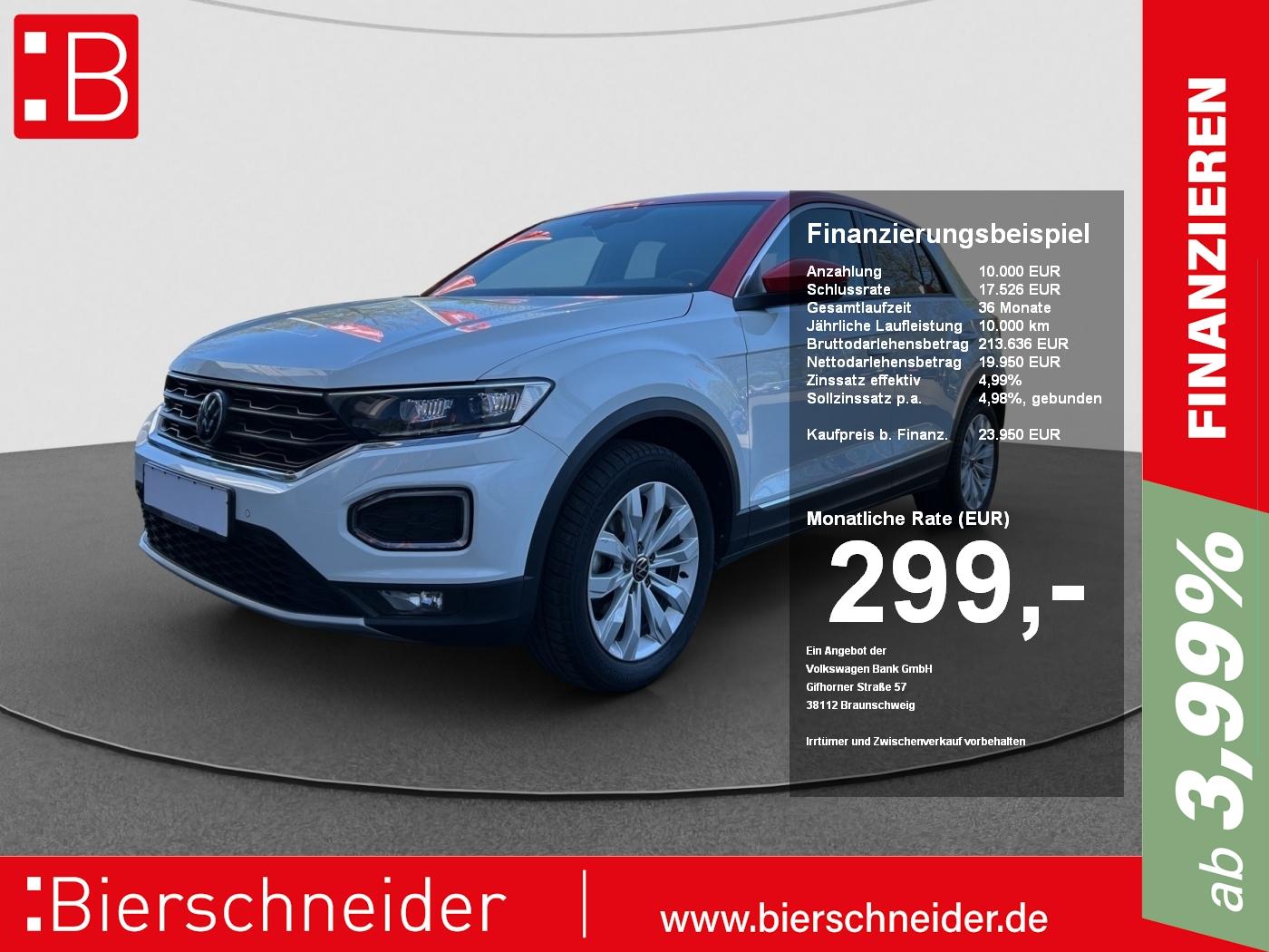 Volkswagen T-Roc 1.5 TSI DSG Sport AHK Navi LED