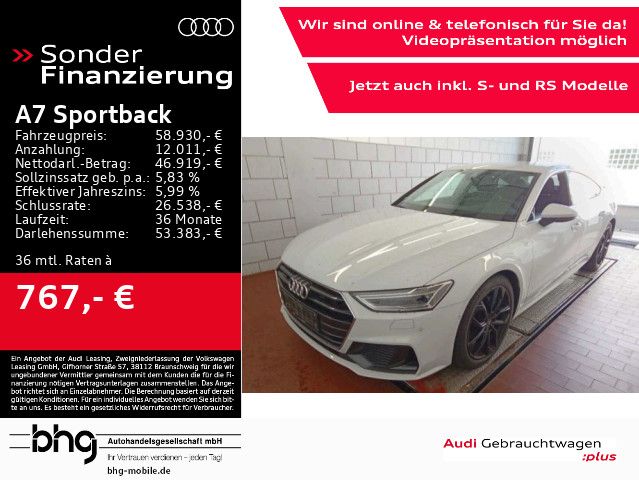 Audi A7 Sportback 45 TDI quattro S tronic S line virt