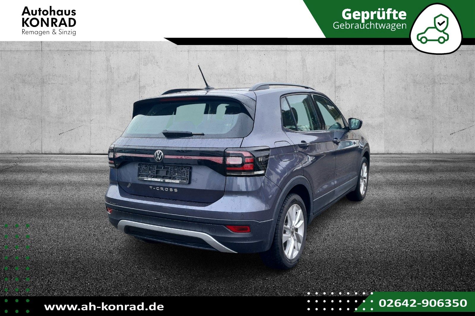 Fahrzeugabbildung Volkswagen T-Cross 1.0 TSI DSG Life*SITZHZNG*APP*PDC*