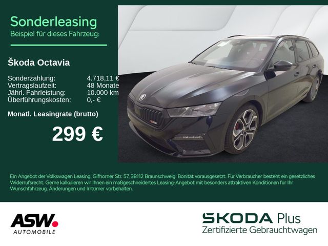 Skoda Octavia Combi RS Edition 2.0TSI DSG LED Pano ACC