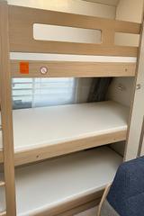 Fendt 550 SKM Bianco 3er Stockbett ATC Mover 2x Fahrra - Etagenbett 3er