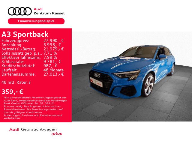 Audi A3 SB 45 TFSI e S line LED Navi Kamera AHK