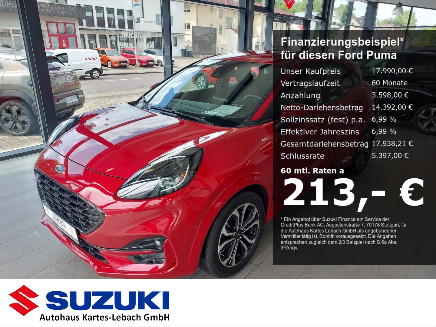 Ford Puma ST-Line NAV SHZ  Scheckheft gepflegt 1. Han