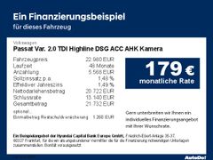 Fahrzeugabbildung Volkswagen Passat Var. 2.0 TDI Highline DSG ACC AHK Kamera