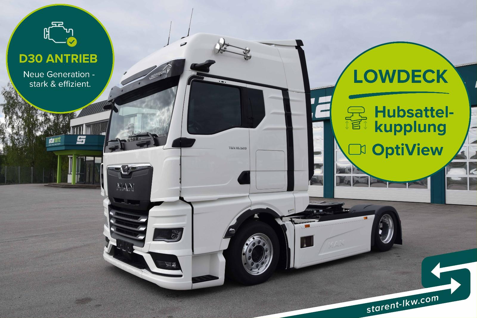 MAN TGX 18.520 Low Deck Hubsattelk. D30 Ret.  MIETE
