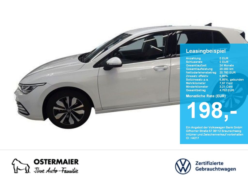 Golf VIII MOVE 1.0TSI 110PS ACC.5J-G.NAVI+VC.2xP