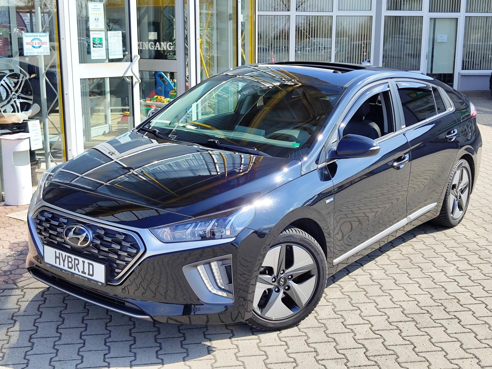 Hyundai Ioniq Prem.HEV Glasschiebed.-LED-Leder-wenig km
