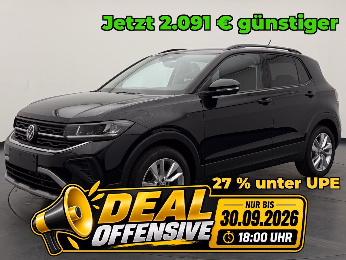 Volkswagen T-Cross 1.0 TSI OPF DSG Life+LED+SHZ+CAM+ACA+17Z