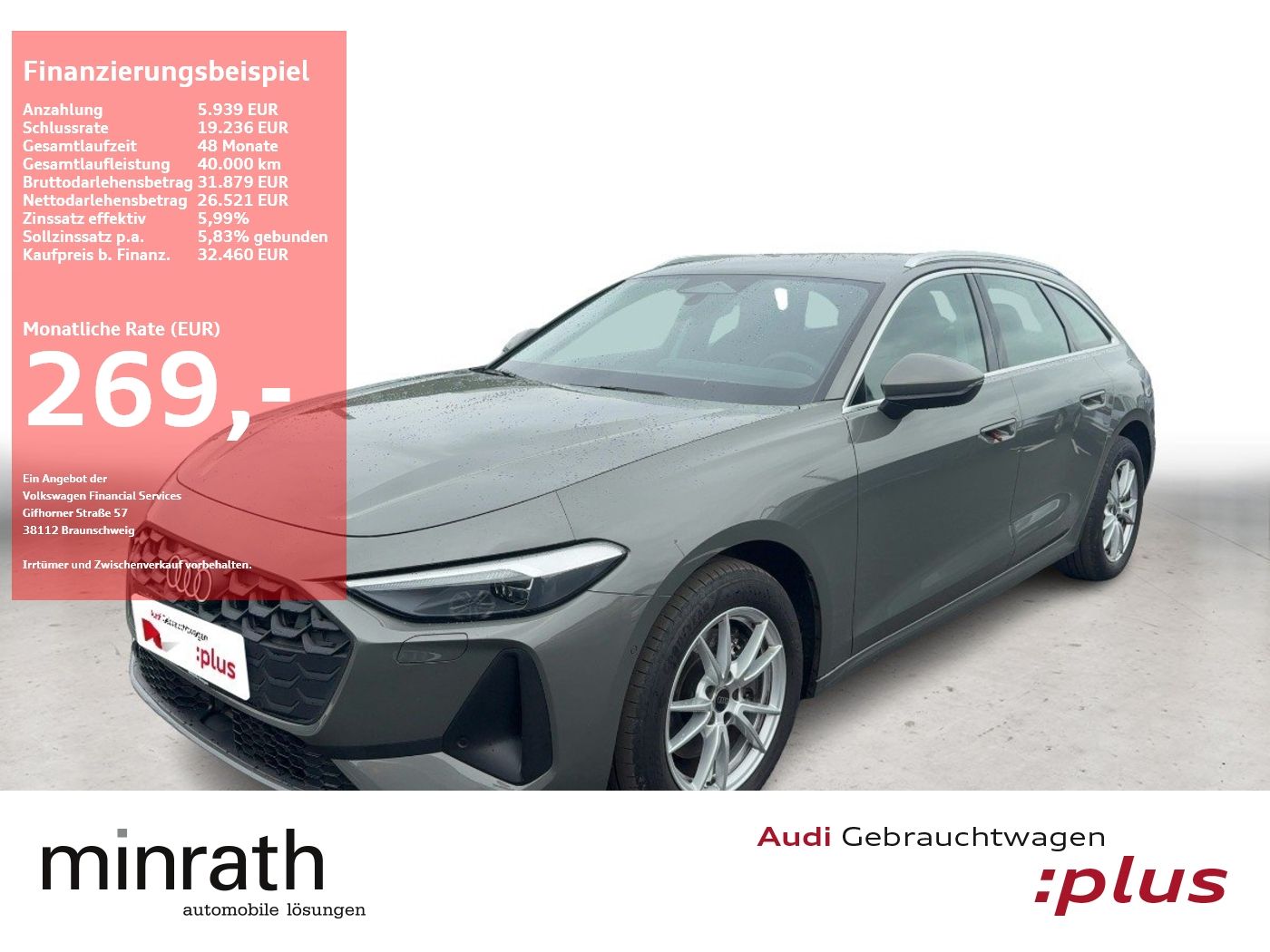 Audi Audi A5 Avant 40 TFSI APP+DAB+VIRT+ACC+LED+NAVI+PD