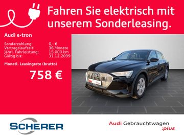 Audi Leasingangebot: Audi e-tron 50 quattro 230 kW AHK NAVI HUD SHZ