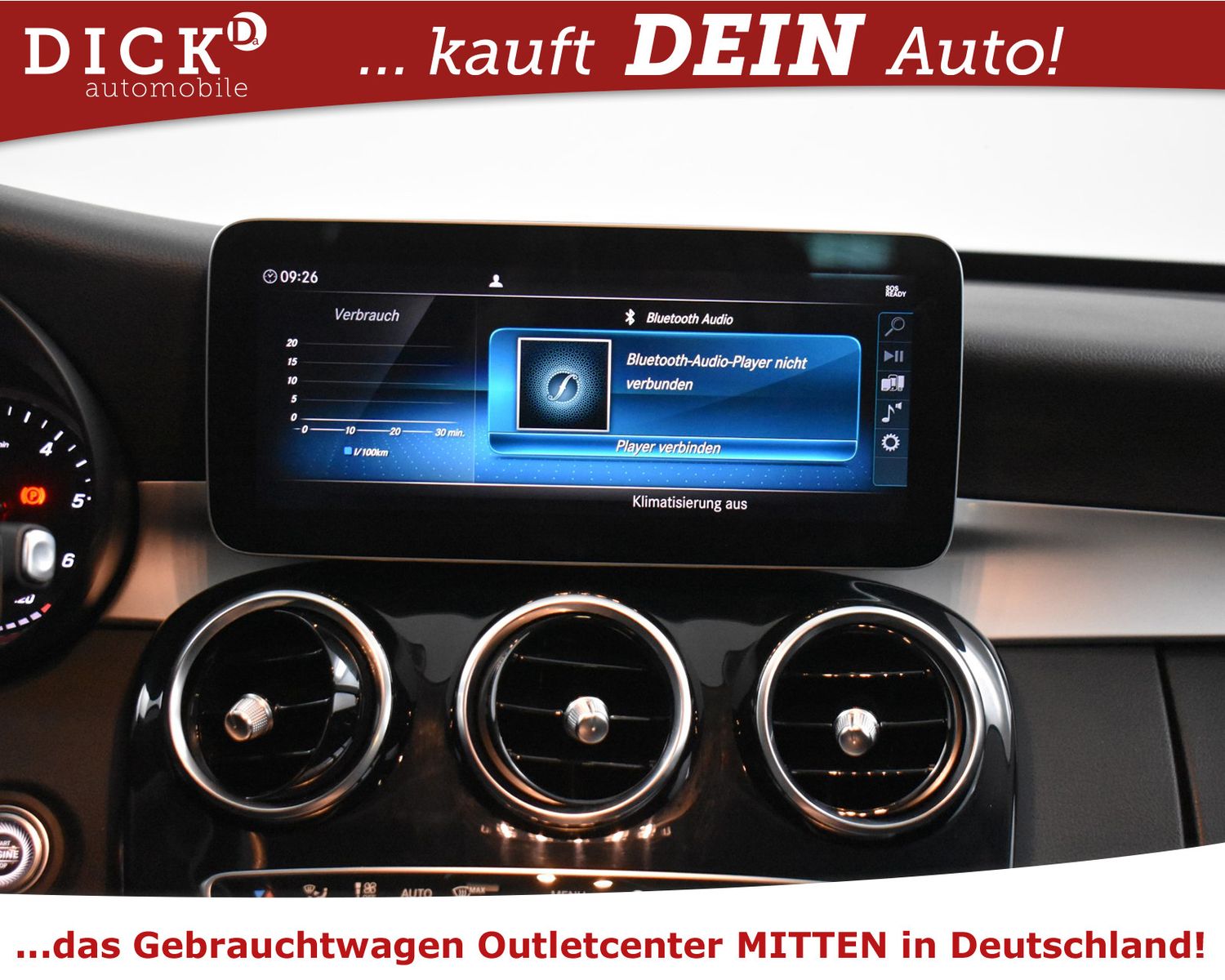 MERCEDES-BENZ C200d 9G Avantg 17"+LEDER+NAVI+SHZ+KAMER+LED+TEM - Image 14