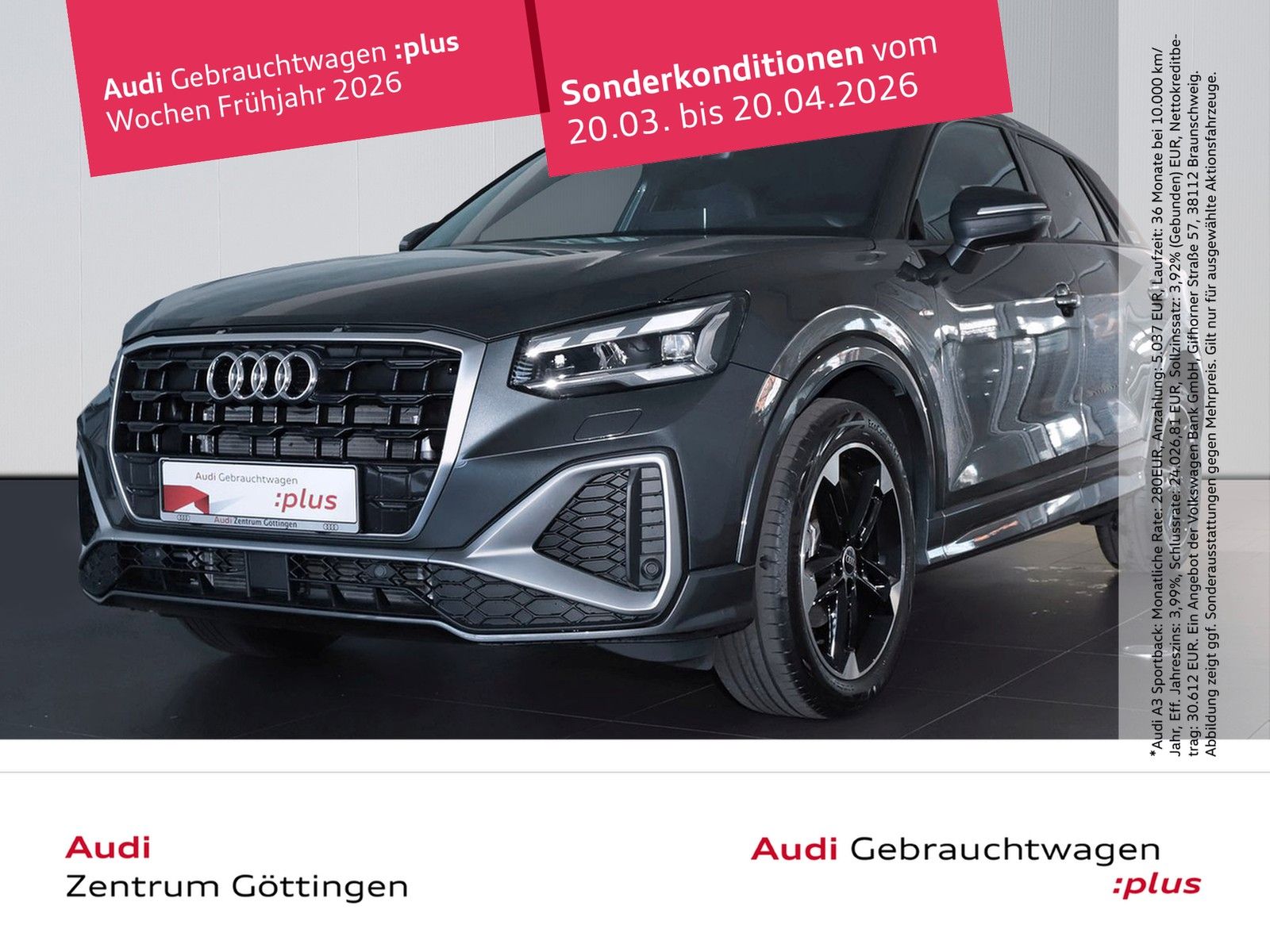 Audi Q2 S line 35 TFSI S tro. +MATRIX+AHK+STYLE+SONOS
