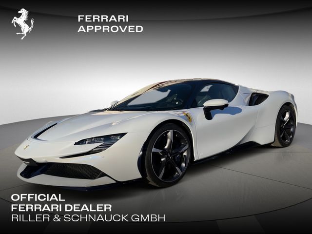 Ferrari SF90 Spider *Bianco Onda Marina-Blue Carbon* LED