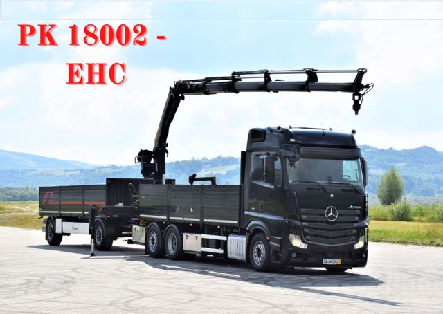 Mercedes-Benz ACTROS 2542 + PK18002-EH C/FUNK + Anhänger!