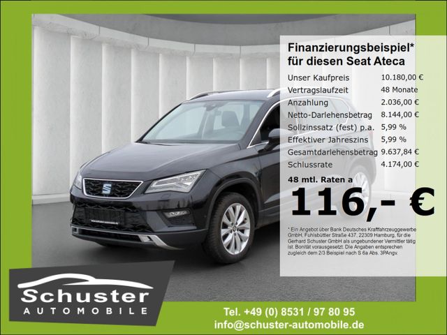 Seat Ateca 1.6TDI Style LED Navi ACC SHZ 2xPDC ALU