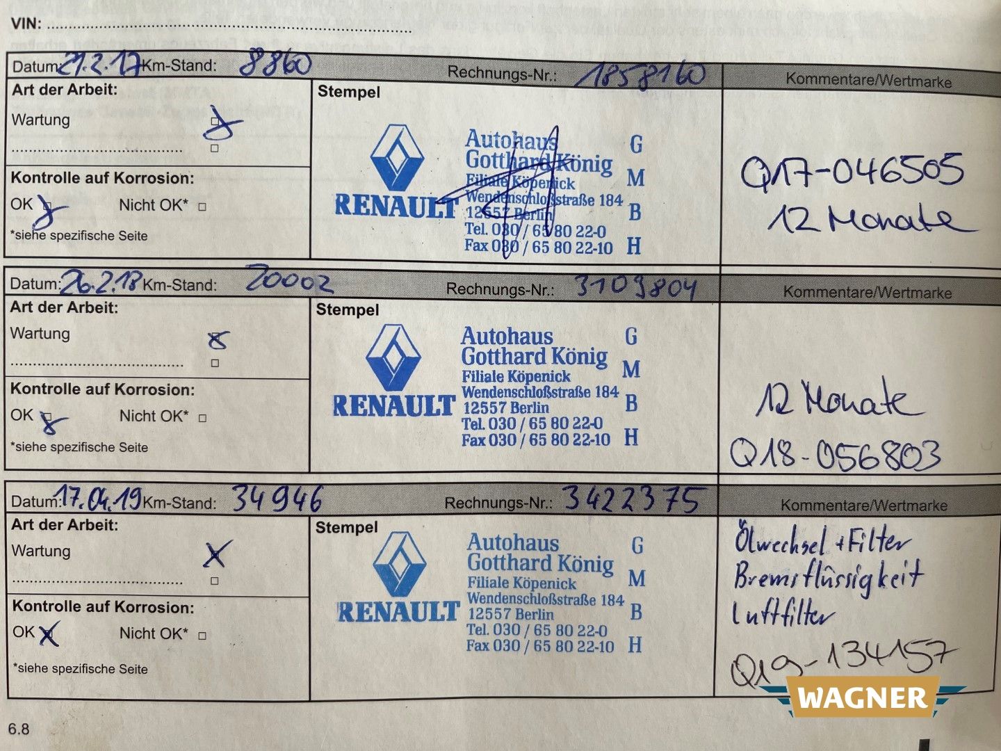 Fahrzeugabbildung Renault Twingo Dynamique leichter Frontschaden