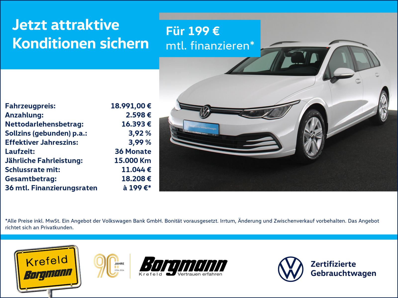 Volkswagen Golf VIII 2.0 TDI Life LED ACC NAVI SHZ PDC