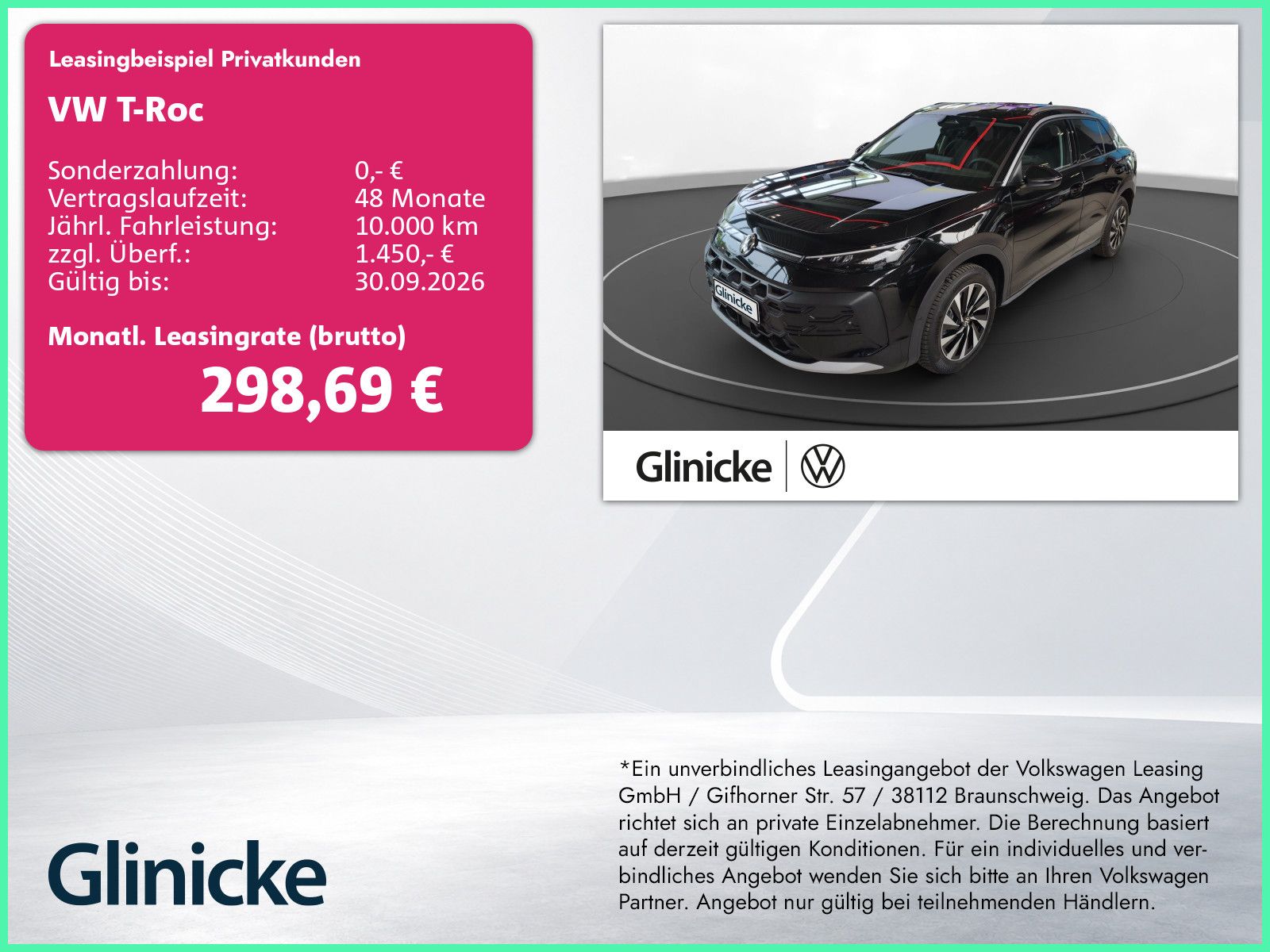 Volkswagen T-Roc Style 1.5 l eTSI OPF 85 kW (116 PS) 7-Gang