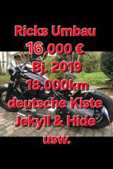 Harley-Davidson Slim M8 mit Ricks Heck Umbau  - MOTORRAD UMBAU