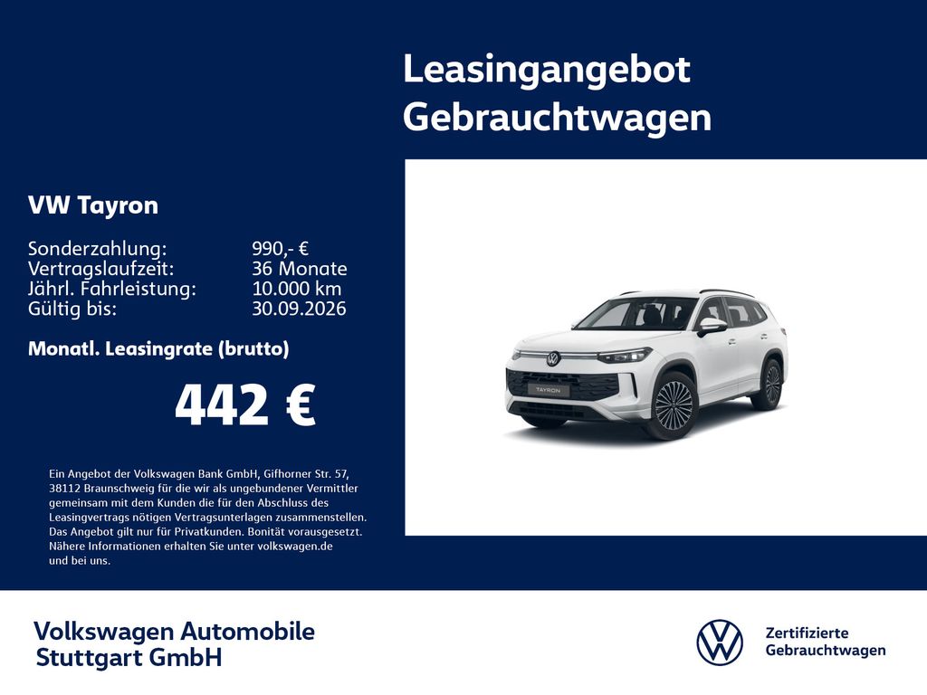 Tayron Life 2.0 TDI DSG Navi Kamera Stdhzg AHK