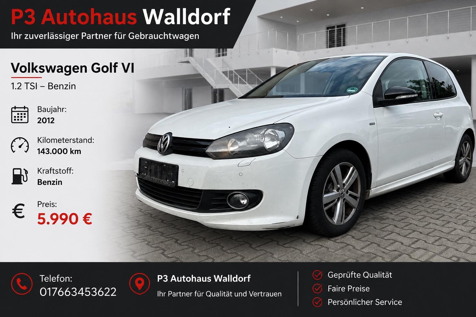 Volkswagen Golf VI Match*  Neu Steuerkette