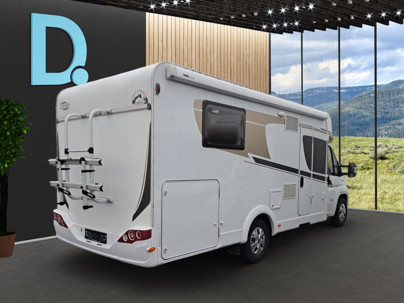 Fahrzeugabbildung Carado T 449 Markise,Sat,Fahrradträger, Radio, RFK