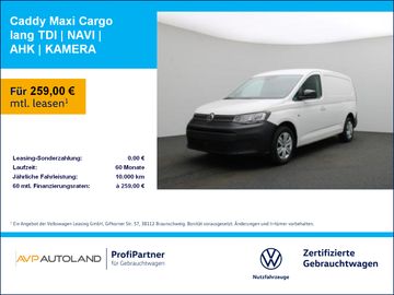 Volkswagen Leasingangebot: Volkswagen Caddy Maxi Cargo lang TDI | NAVI | AHK | KAMERA