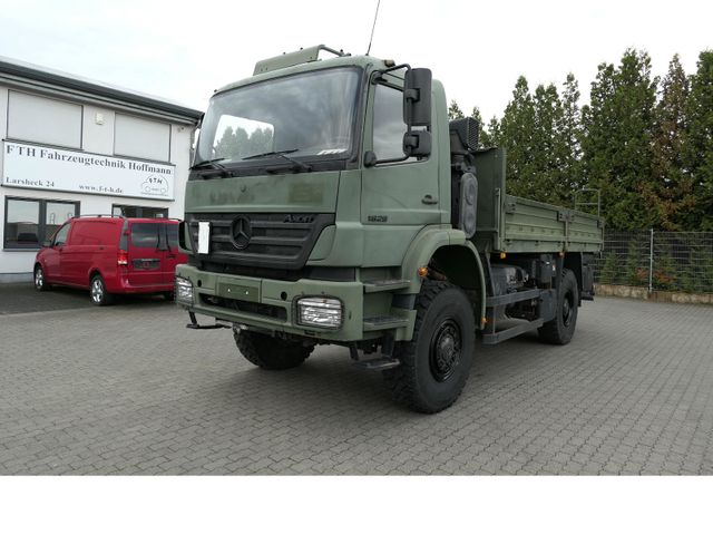 Mercedes-Benz Axor 1829 A 4x4 Allrad Pritsche Plane Klima