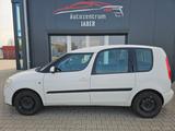 Skoda Roomster Style, AHK, 8x Räder - weiße Skoda Roomster