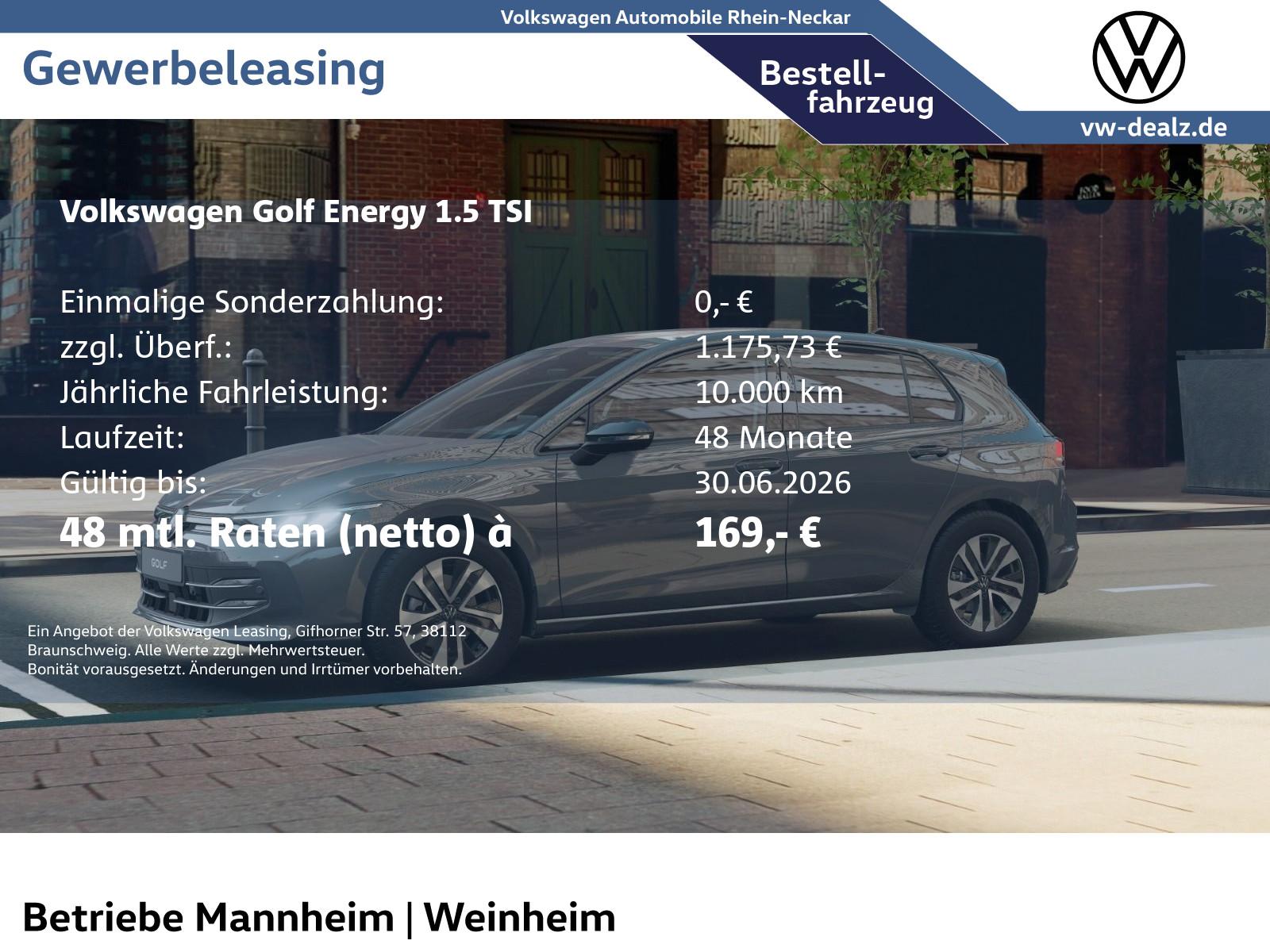 Volkswagen Golf Energy 1.5 TSI Klima PDC ACC LED DAB Alu