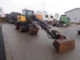 Volvo EW60E Powertilt + Löffelpaket Klima - Volvo Mobilbagger Ew