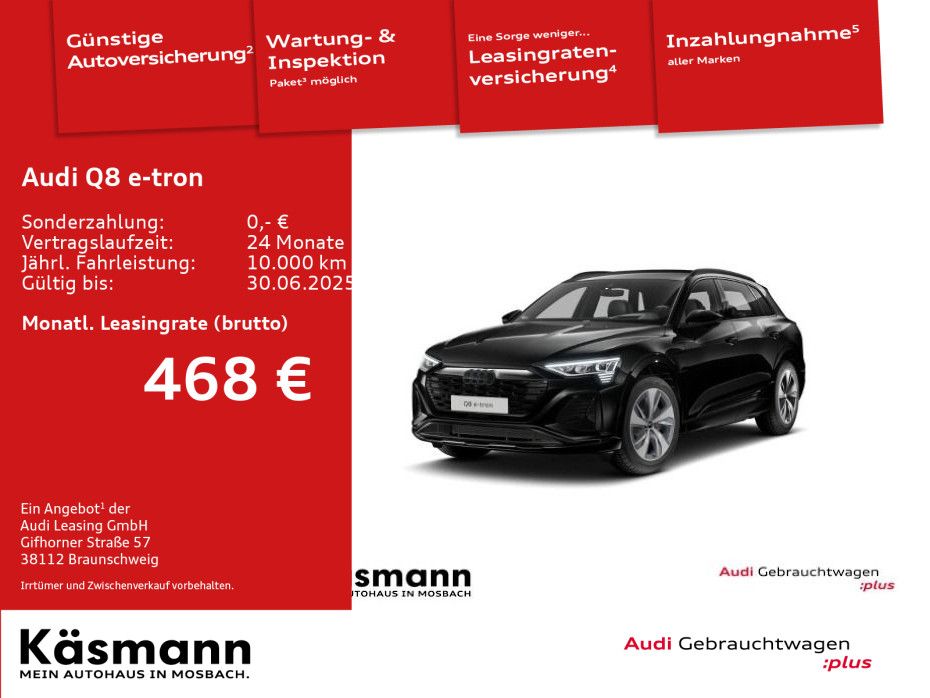 Audi Q8 e-tron S line 50 qu MATRIX HUD 360° NAV ACC