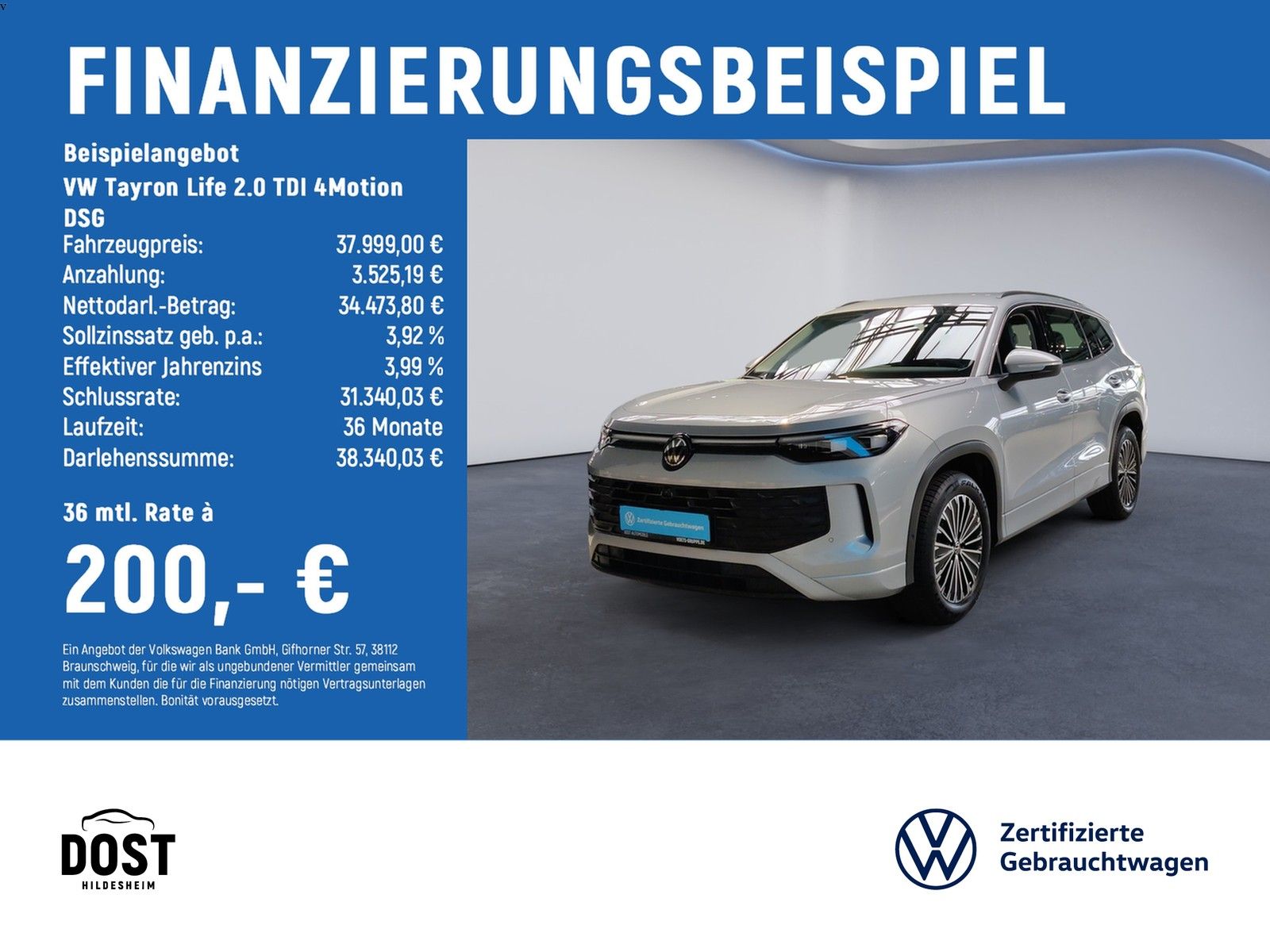 Volkswagen Tayron Life 2.0 TDI 4Motion DSG Life AHK MATRIX foto 1