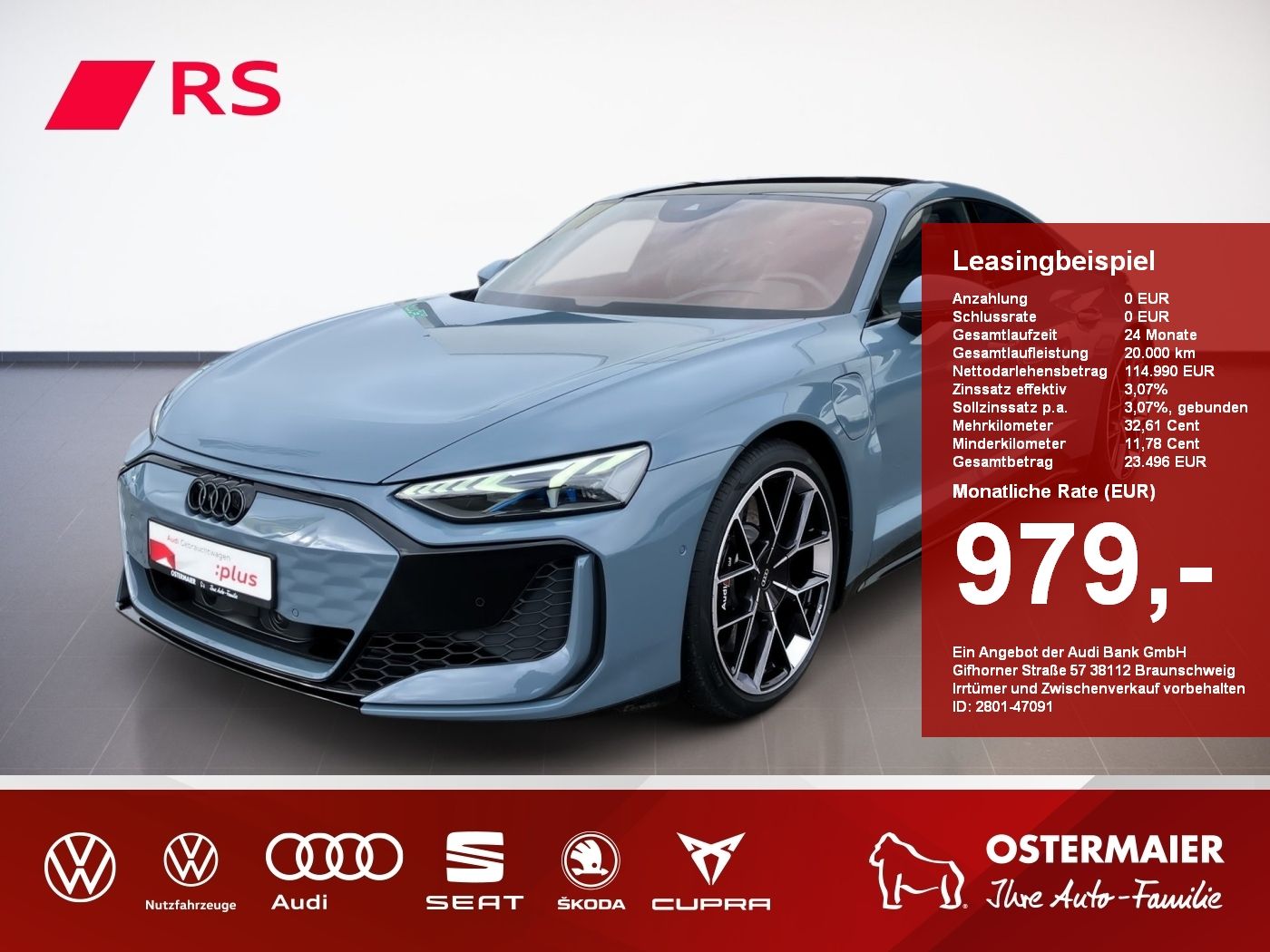 Audi RS e-tron GT NP:175tEUR! REMOTE.HuD.MATRIX.PANO.