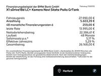 BMW X1 sDrive18d LC+ Kamera Navi Sitzhz PaAs GrTank