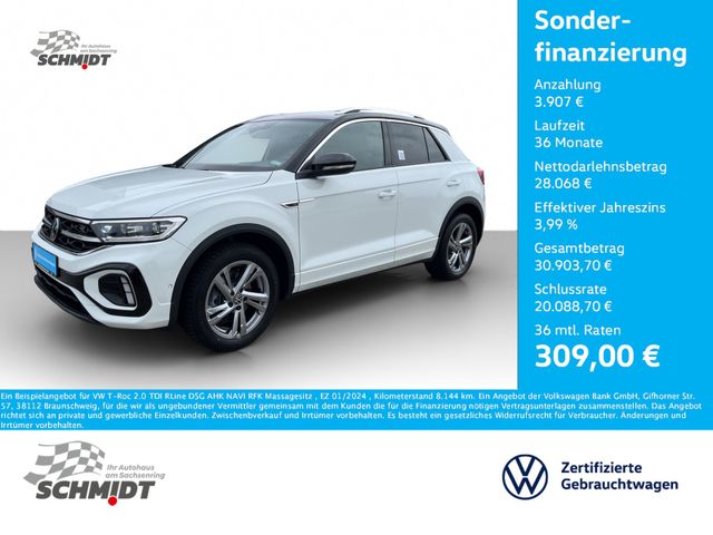 Volkswagen T-Roc 2.0 TDI RLine DSG AHK NAVI RFK Massagesitz