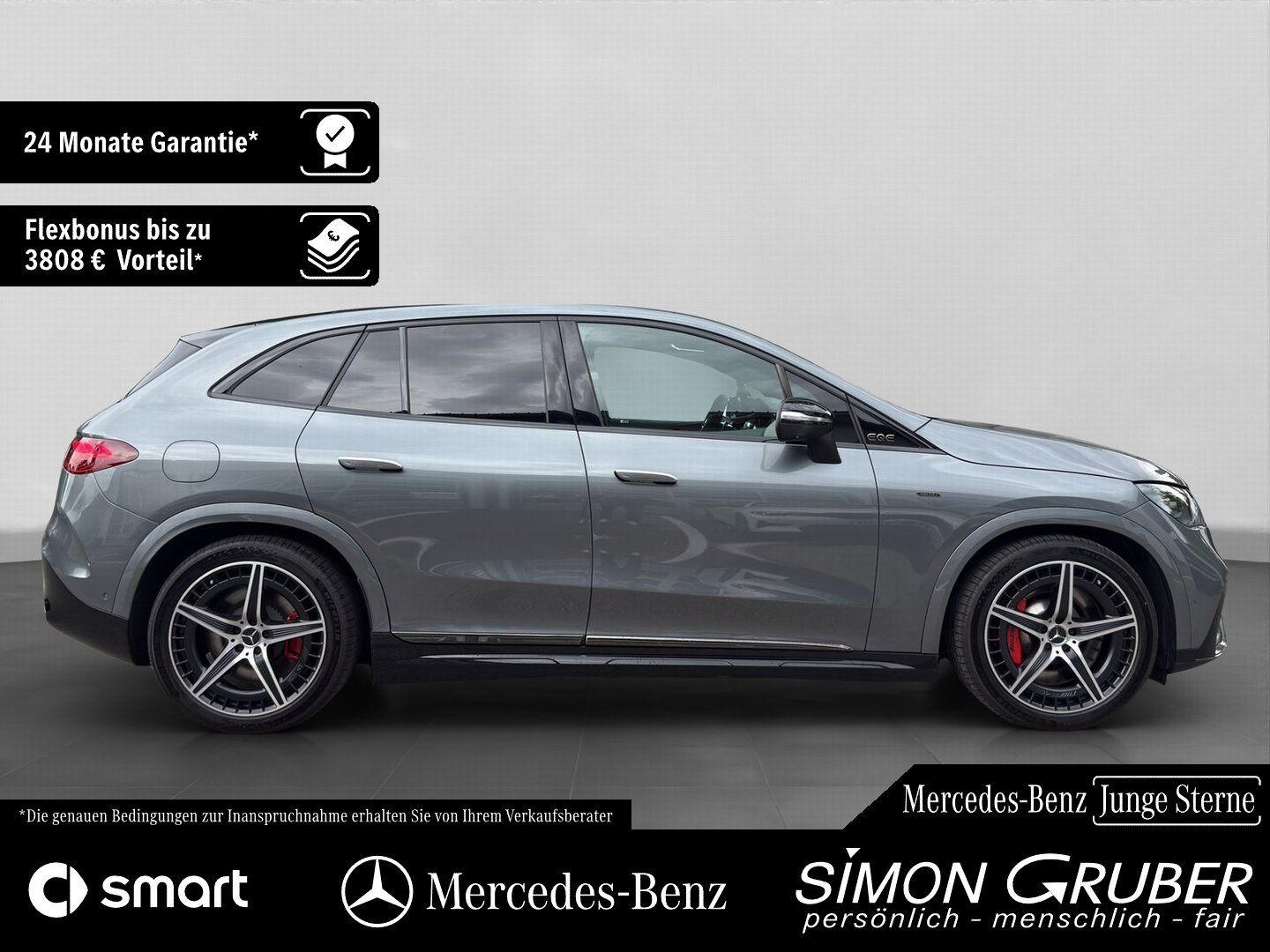 Fahrzeugabbildung Mercedes-Benz EQE 53 4M+ SUV AMG Dynamic+ ActiveRide DriversP