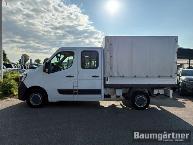 Fahrzeugabbildung Renault Master DoKa dCi 135 3,5t L2H1 Pritsche/Plane - mit KI generiert/bearbeitet