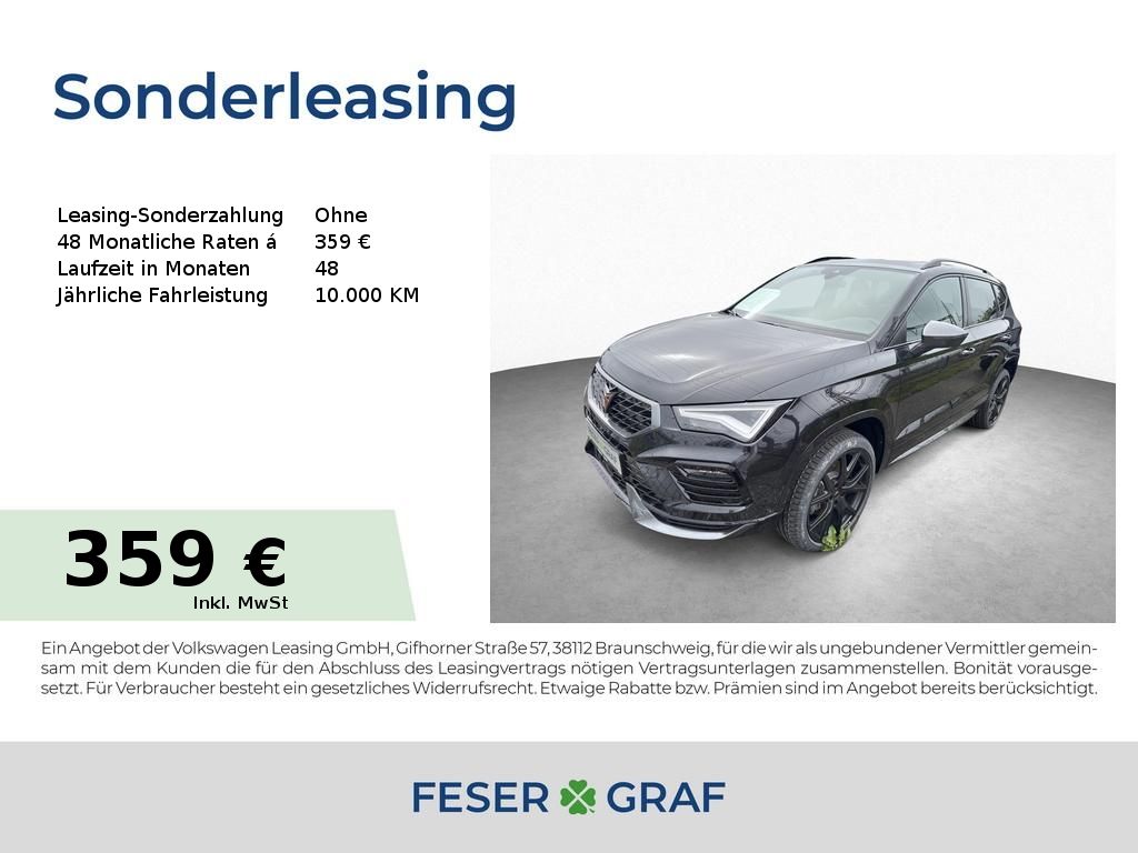 Cupra Ateca 1.5 TSI DSG 19"PANO el.HECK TOP VIEW NAVI