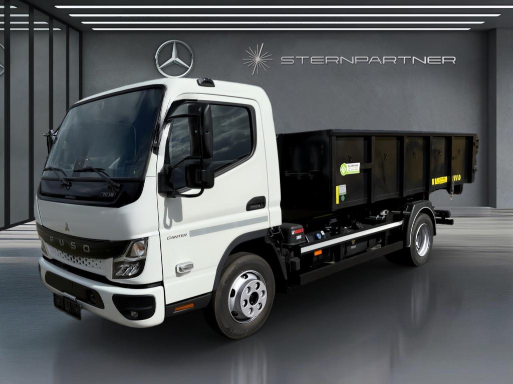 FUSO Canter 7C18 Abrollkipper mit Container KAMERA