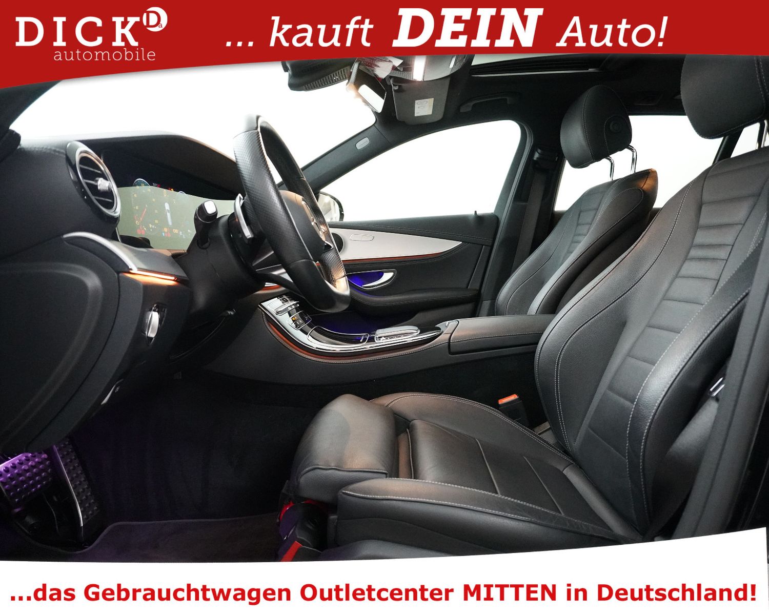 Fahrzeugabbildung Mercedes-Benz E300de 2X AMG Line PANO+STDHZ+WIDESC+360+MULTIBE